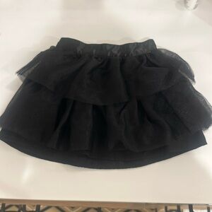 Janie and Jack black tule skirt